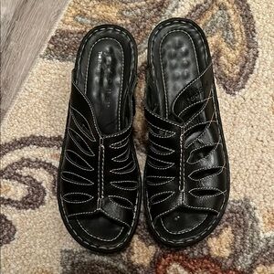 Josef Seibel Black Slip-On Footwear